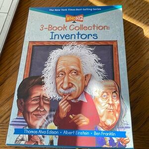 Inventors 3-Book Collection Thomas Edison Albert Einstein Ben Franklin